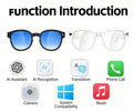 AI Camera Smart Glasses,8MP 2K HD Camera,Smart Translation.Take photos to identify items